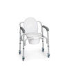 BAÑO PORTATIL D/ACERO CROMADO C/RUEDA D/44CM D/ANCHO REGULABLE D/45 A 65CM (YK4130) AMC