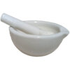 Mortero con Pilón - Vidrio o Porcelana | Ideal para Laboratorio, Farmacia y Cocina